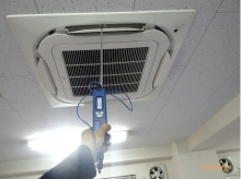 都内障がい者福祉施設様　天井カセット形4方向吹きエアコン更新工事